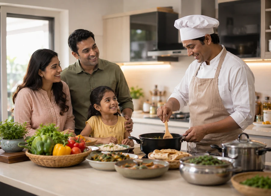 home cook service India family kitchen