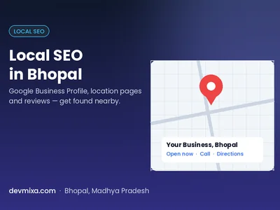 Local SEO services in Bhopal with Google Business Profile