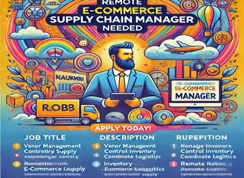 Remote E-commerce Supply Chain Manager