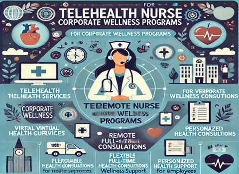 Telehealth Nurse for Corporate Wellness Programs