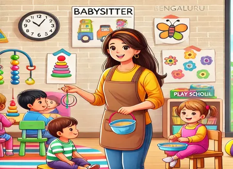 Child Care and Babysitter Job in Bengaluru For Play School