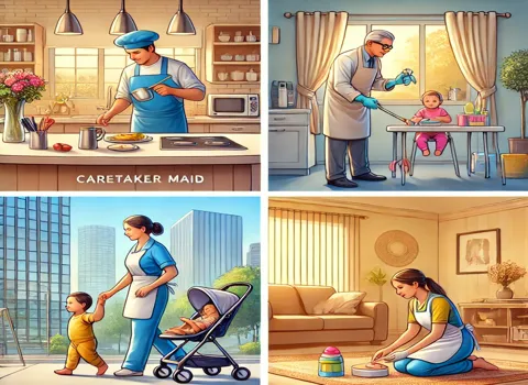 Caretaker Maid Cook Babysitter Jobs Dholpur