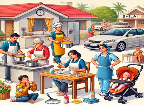 Domestic Helper Jobs in Bhilai: Home Nurses, Japa Maids and More