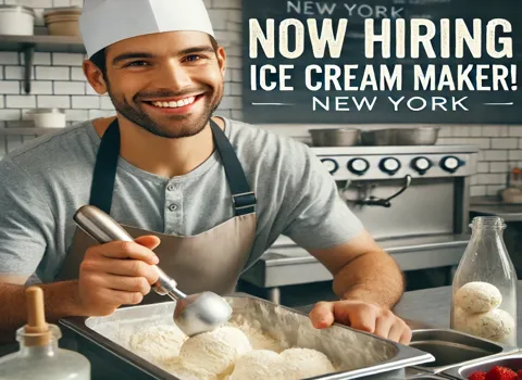 Ice Cream Maker Needed for Shop in New York