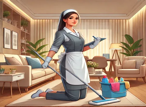 Gharelu kaam ke liye maid chahiye