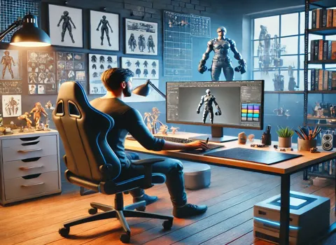 Remote 3D Game Artist