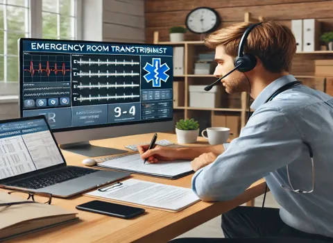 Remote Emergency Room Transcriptionist