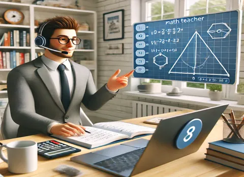 Remote Math Teacher