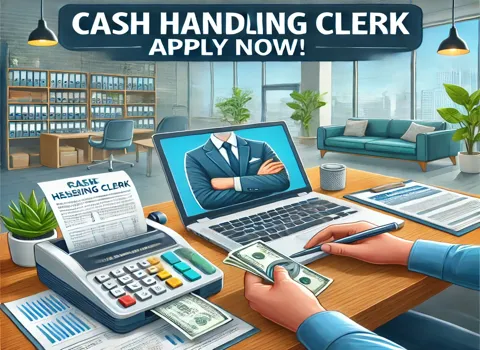 Cash Handling Clerk Opening in New York