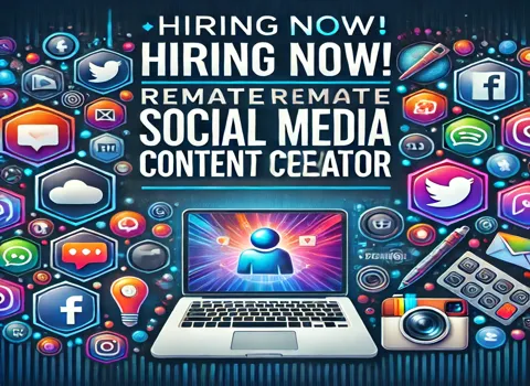 Remote Social Media Content Creator