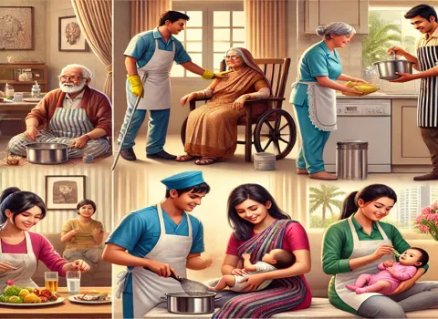 Hiring Home Help Jobs in Tiruchchirappalli - Caretaker, Maid, Cook, Babysitter, Nanny, Home Nurse &amp; Japa Maid