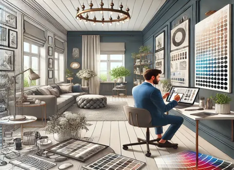 Remote Interior Design Business Owner