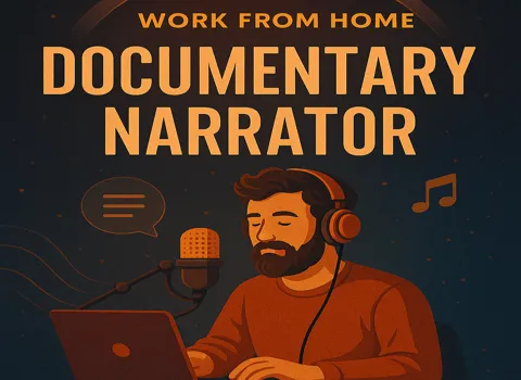 Documentary Narrator Work From Home