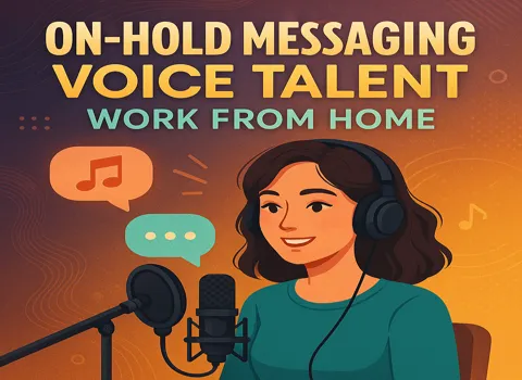 On-Hold Messaging Voice Talent Work From Home