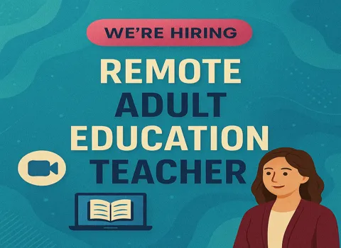 Remote Adult Education Teacher
