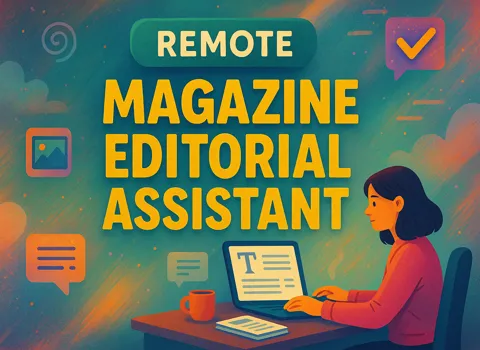 Remote Magazine Editorial Assistant
