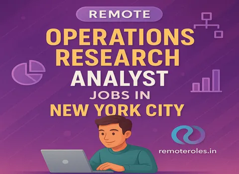 Remote Operations Research Analyst Jobs in New York City