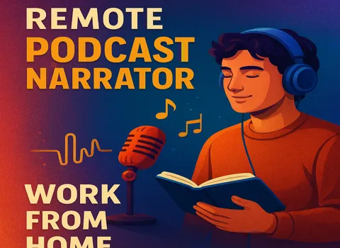 Podcast Narrator Work From Home
