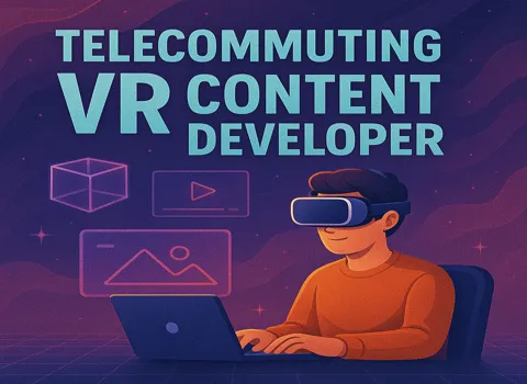 Telecommuting VR Content Developer