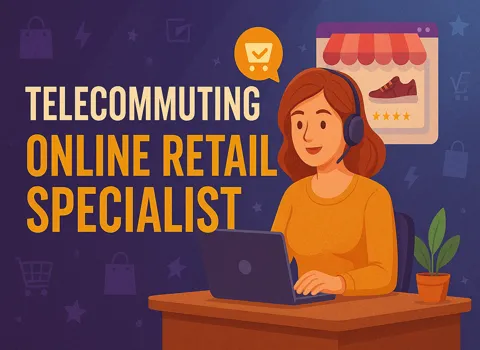 Telecommuting Online Retail Specialist