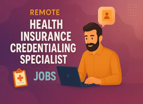 Remote Health Insurance Credentialing Specialist