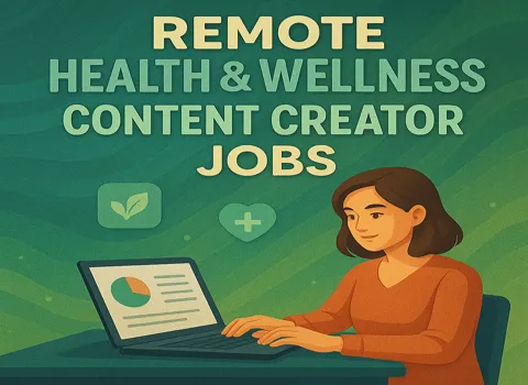 Remote Health & Wellness Content Creator