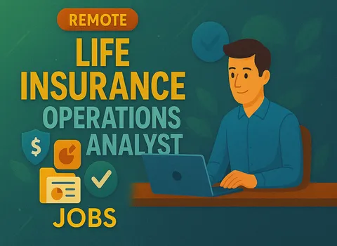 Remote Life Insurance Operations Analyst