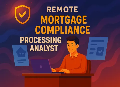 Remote Mortgage Compliance Processing Analyst
