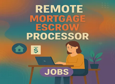 Remote Mortgage Escrow Processor