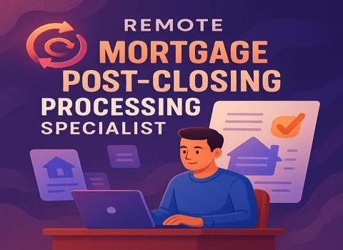 Remote Mortgage Post-Closing Processing Specialist