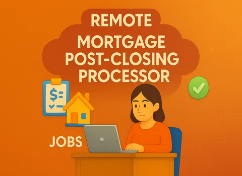 Remote Mortgage Post-Closing Processor
