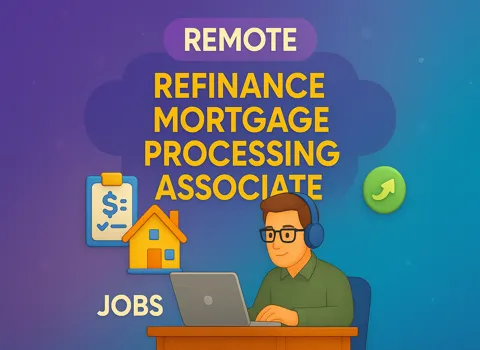 Remote Refinance Mortgage Processing Associate