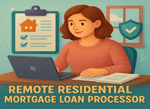 Remote Residential Mortgage Loan Processor