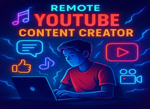 Remote YouTube Content Creator