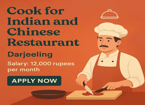 Need cook for Indian and Chinese resturant