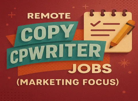 Remote Copywriter Jobs (Marketing Focus)