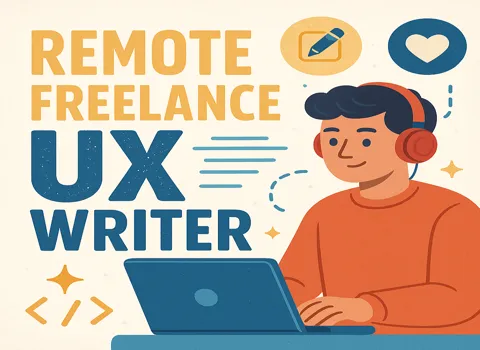 Remote Freelance UX Writer
