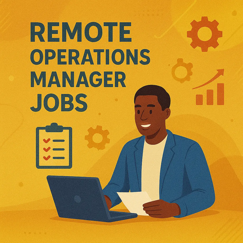 Remote Operations Manager (Work from Anywhere)