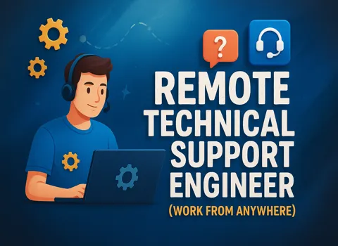 Remote Technical Support Engineer (Work from Anywhere)