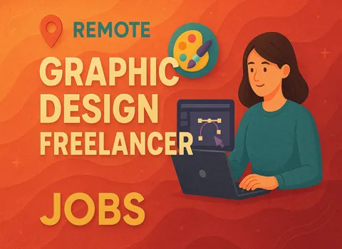 Remote graphic design freelancer