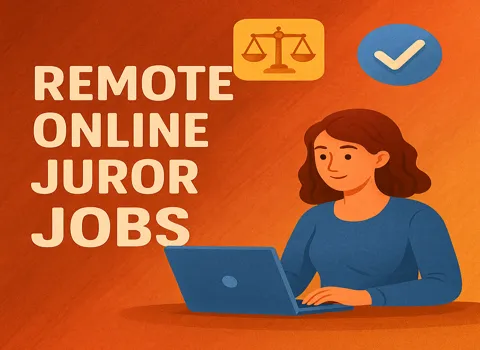 Remote online juror
