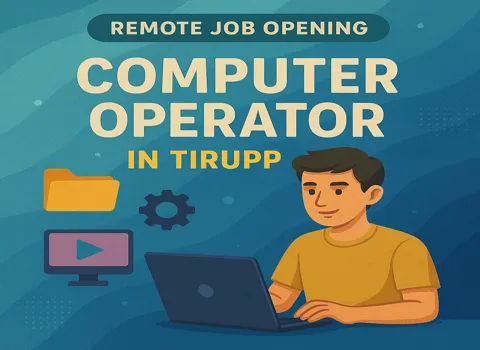 Computer Operator Jobs In Tiruppur