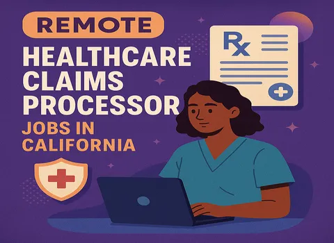 Remote Healthcare Claims Processor Jobs In California