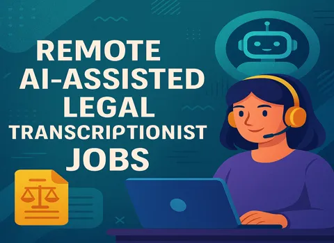 Remote AI-Assisted Legal Transcriptionist