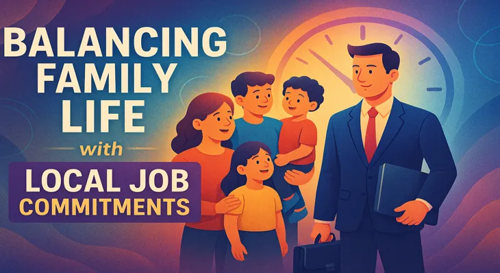 Balancing Family Life with Local Job Commitments