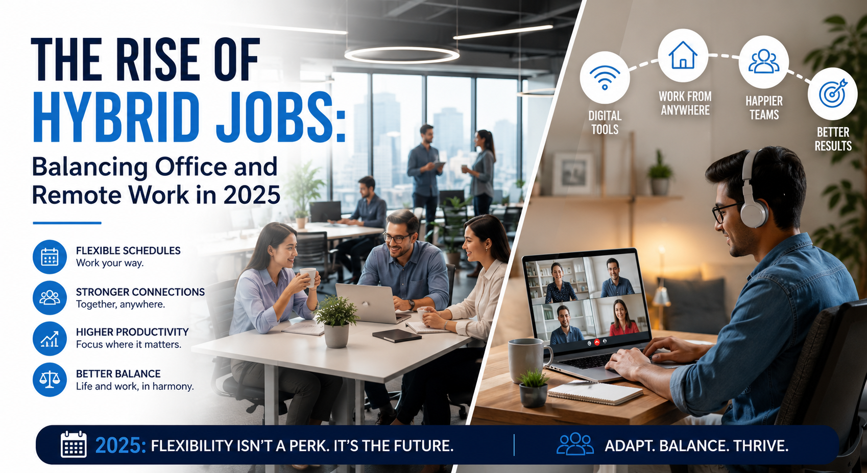 The Rise of Hybrid Jobs: Balancing Office and Remote Work in 2025