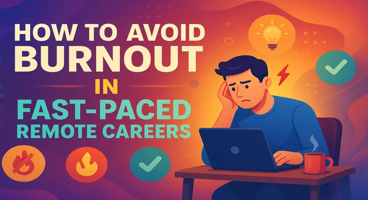 How to Avoid Burnout in Fast-Paced Remote Careers