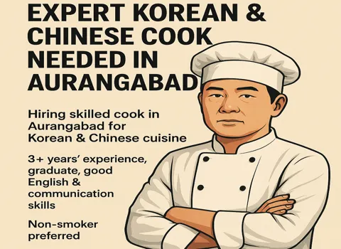 Korean and Chinese cook for my food joint