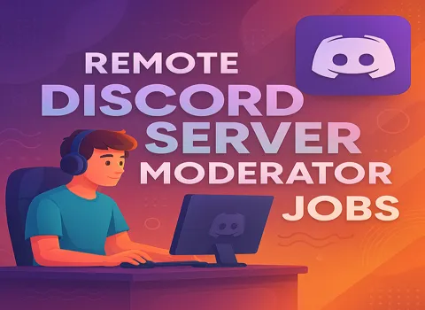 Remote Discord Server Moderator
