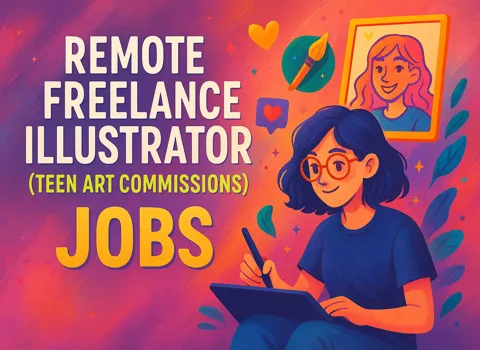 Remote Freelance Illustrator (Teen Art Commissions)